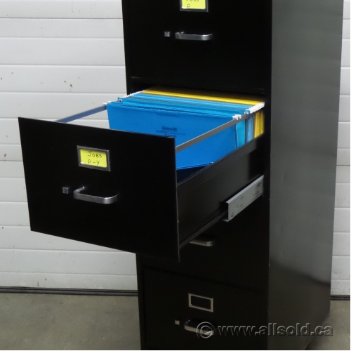 Hon Black 4 Drawer Legal Vertical Filing Allsold.ca Buy